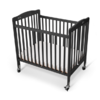 Black Hotel Folding Wooden Crib